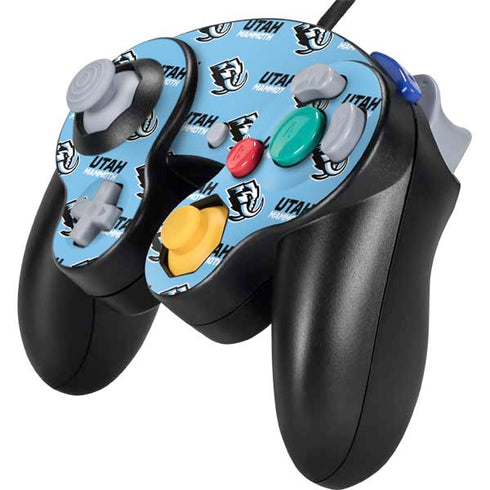 NHL Utah Mammoth Logo Pattern Nintendo GameCube Controller Skin