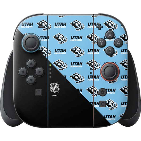 NHL Utah Mammoth Logo Pattern Nintendo Switch 2 (2025) Joy-Con Controller Skin