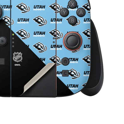 NHL Utah Mammoth Logo Pattern Nintendo Switch 2 (2025) Joy-Con Controller Skin