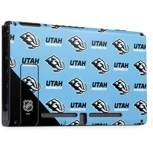 NHL Utah Mammoth Logo Pattern Nintendo Switch Bundle Skin