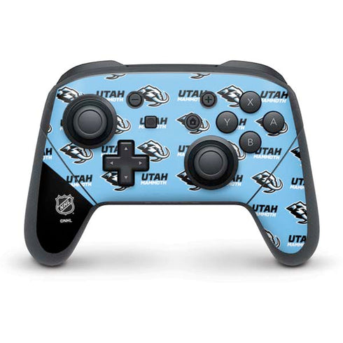 NHL Utah Mammoth Logo Pattern Nintendo Skins