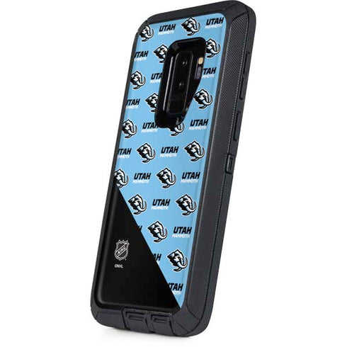 NHL Utah Mammoth Logo Pattern Otterbox Defender Galaxy Skin