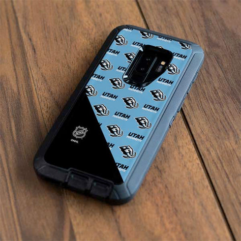 NHL Utah Mammoth Logo Pattern Otterbox Defender Galaxy Skin