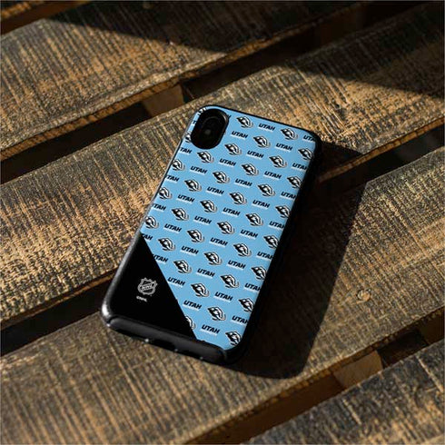 NHL Utah Mammoth Logo Pattern Otterbox Symmetry iPhone Skin