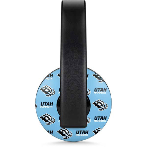NHL Utah Mammoth Logo Pattern PlayStation 4 Gold Wireless Headset Skin