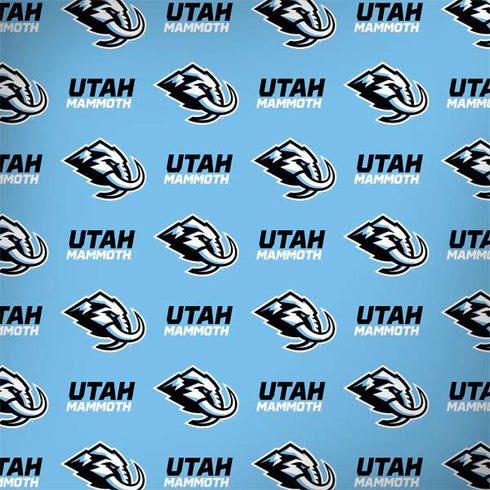 NHL Utah Mammoth Logo Pattern PlayStation 4 Gold Wireless Headset Skin