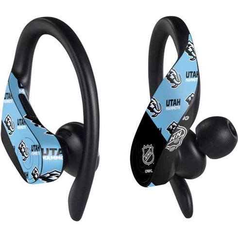 NHL Utah Mammoth Logo Pattern PowerBeats Pro Skin