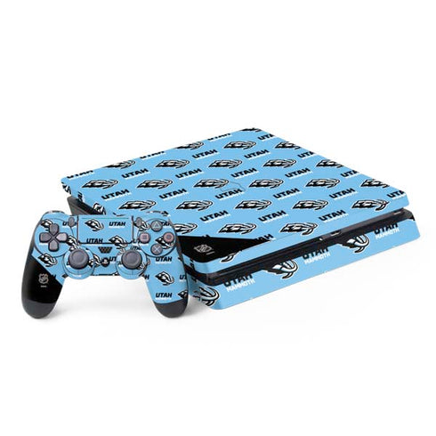 NHL Utah Mammoth Logo Pattern PS4 Slim Bundle Skin