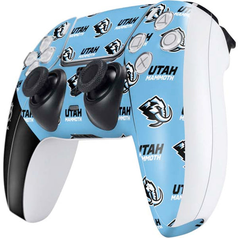 NHL Utah Mammoth Logo Pattern PS5 Controller Skin