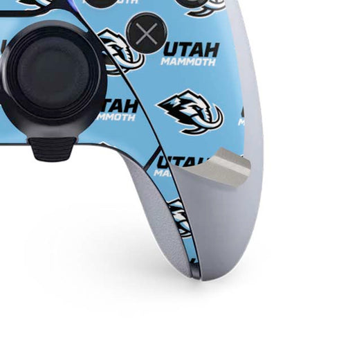 NHL Utah Mammoth Logo Pattern PS5 DualSense Edge Pro Controller Skin