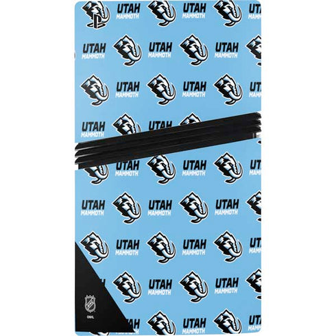 NHL Utah Mammoth Logo Pattern PS5 Pro Console Skin
