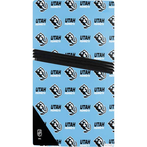 NHL Utah Mammoth Logo Pattern PS5 Pro Console Skin