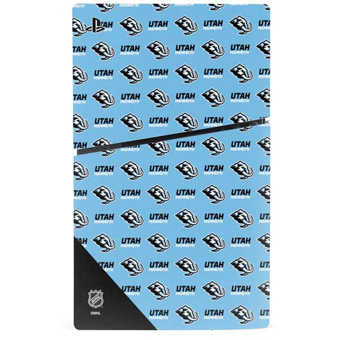 NHL Utah Mammoth Logo Pattern PS5 Slim Digital Edition Console Skin