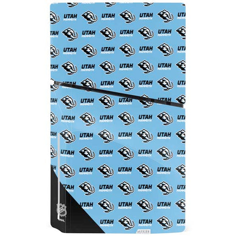 NHL Utah Mammoth Logo Pattern PS5 Slim Disk Console Skin