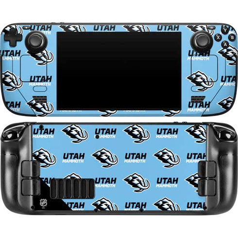 NHL Utah Mammoth Logo Pattern Steam Deck Handheld Gaming Computer OLED Skin