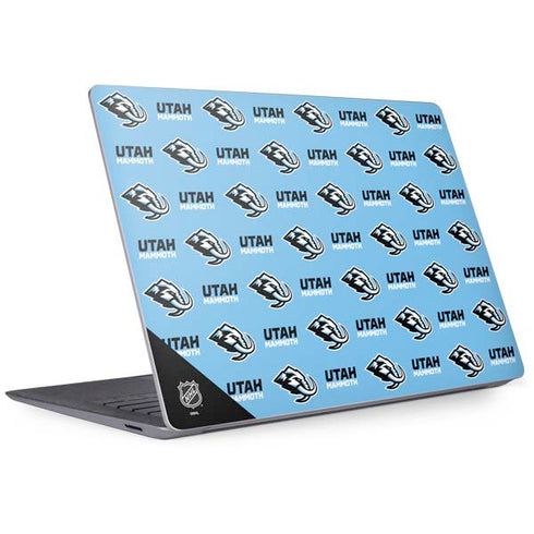 NHL Utah Mammoth Logo Pattern Surface Laptop 3 13.5in Skin