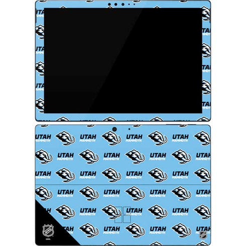 NHL Utah Mammoth Logo Pattern Surface Pro 7 Skin