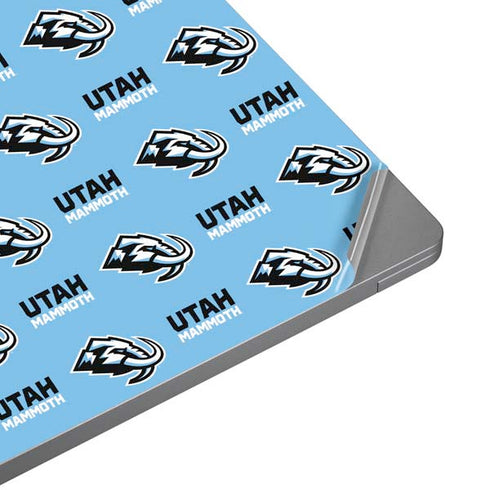 NHL Utah Mammoth Logo Pattern Universal Laptop 12in (9.8 x 6.8in) Skin