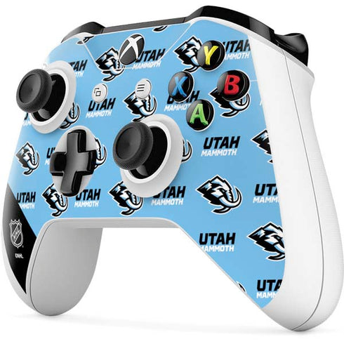 NHL Utah Mammoth Logo Pattern Xbox One S All-Digital Edition Bundle Skin