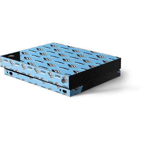 NHL Utah Mammoth Logo Pattern Xbox One X Console Skin