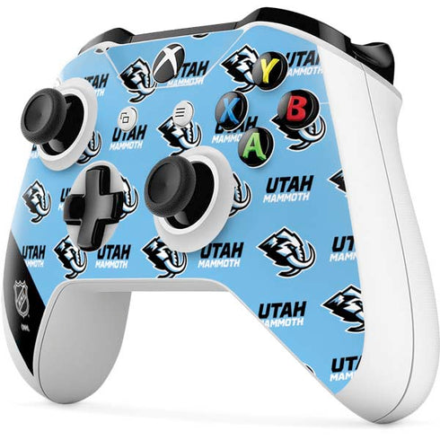 NHL Utah Mammoth Logo Pattern Xbox One X Controller Skin