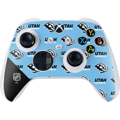 NHL Utah Mammoth Logo Pattern Xbox Series S Controller Skin