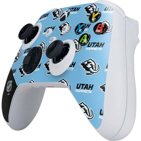 NHL Utah Mammoth Logo Pattern Xbox Series S Controller Skin