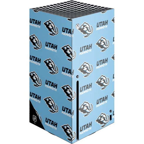 NHL Utah Mammoth Logo Pattern Xbox Series X Console Skin