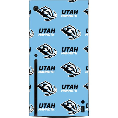 NHL Utah Mammoth Logo Pattern Xbox Series X Console Skin