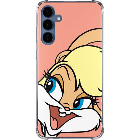 Looney Tunes Lola Bunny Zoomed In Galaxy A35 5G Clear Case