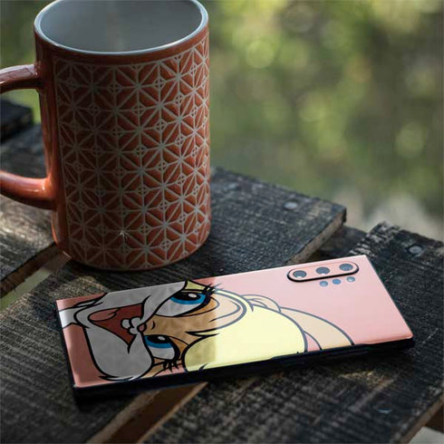 Looney Tunes Lola Bunny Zoomed In Galaxy Note 10 Plus Skin