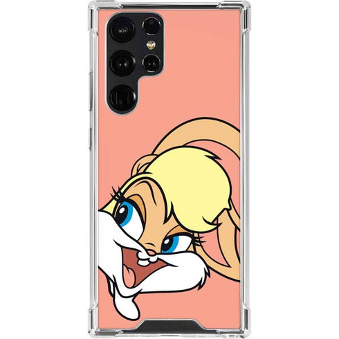 Looney Tunes Lola Bunny Zoomed In Galaxy S23 Ultra Clear Case