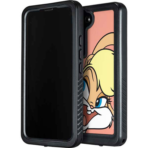 Looney Tunes Lola Bunny Zoomed In Galaxy S24 Plus Waterproof Case