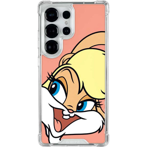 Looney Tunes Lola Bunny Zoomed In Galaxy S25 Ultra Clear Case