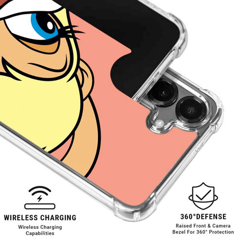 Looney Tunes Lola Bunny Zoomed In Galaxy S26 Clear Case