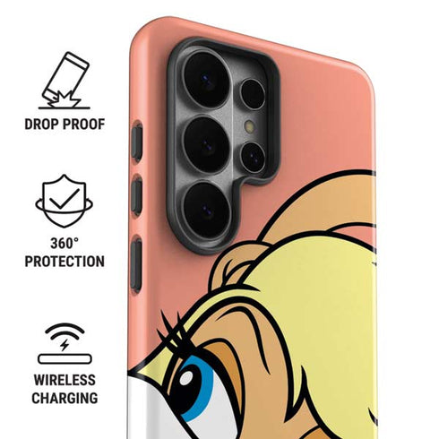 Looney Tunes Lola Bunny Zoomed In Galaxy S26 Ultra Impact Case