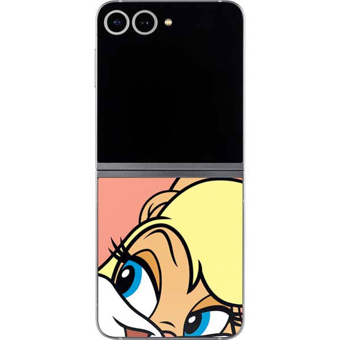 Looney Tunes Lola Bunny Zoomed In Galaxy Z Flip6 Skin