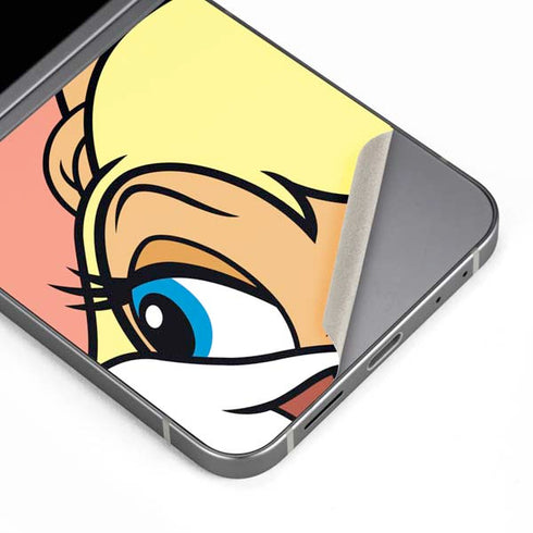 Looney Tunes Lola Bunny Zoomed In Galaxy Z Flip6 Skin