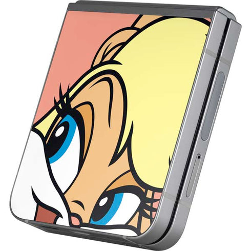 Looney Tunes Lola Bunny Zoomed In Galaxy Z Flip6 Skin