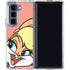 Looney Tunes Lola Bunny Zoomed In Galaxy Z Fold5 5G Clear Case