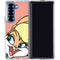 Looney Tunes Lola Bunny Zoomed In Galaxy Z Fold7 Clear Case