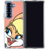 Looney Tunes Lola Bunny Zoomed In Galaxy Z Fold7 Clear Case