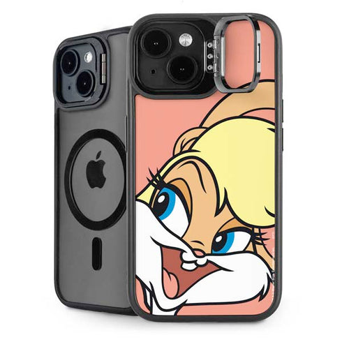 Looney Tunes Lola Bunny Zoomed In iPhone 15 Kickstand Case