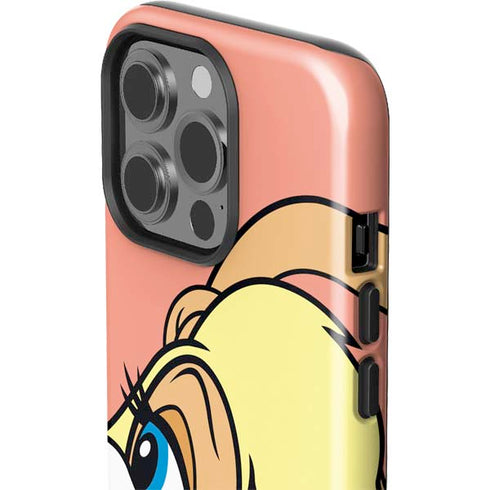 Looney Tunes Lola Bunny Zoomed In iPhone 15 Pro Impact Case