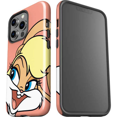 Looney Tunes Lola Bunny Zoomed In iPhone 15 Pro Impact Case