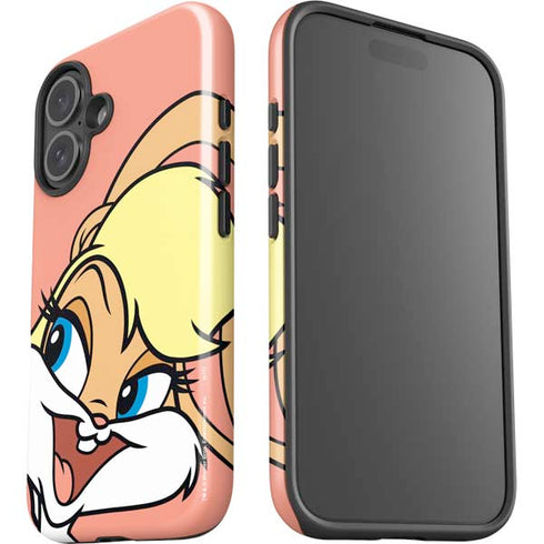 Looney Tunes Lola Bunny Zoomed In iPhone 16 Impact Case