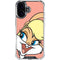 Looney Tunes Lola Bunny Zoomed In iPhone 16 Plus Clear Case