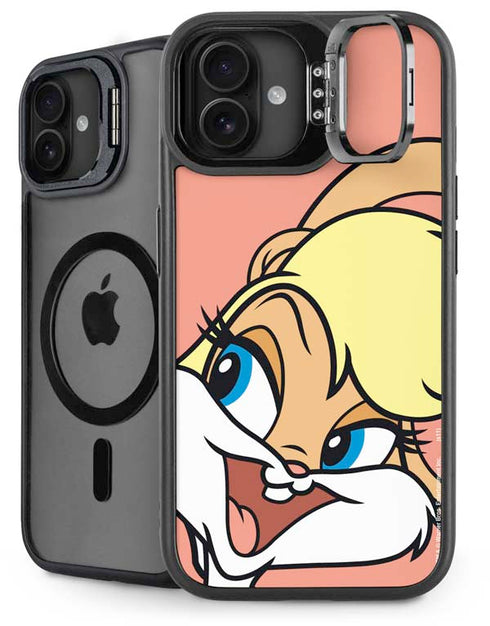 Looney Tunes Lola Bunny Zoomed In iPhone 16 Plus Kickstand Case