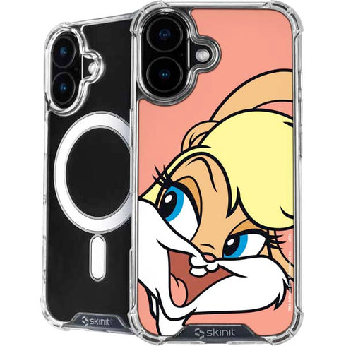 Looney Tunes Lola Bunny Zoomed In iPhone 16 Plus MagSafe Case