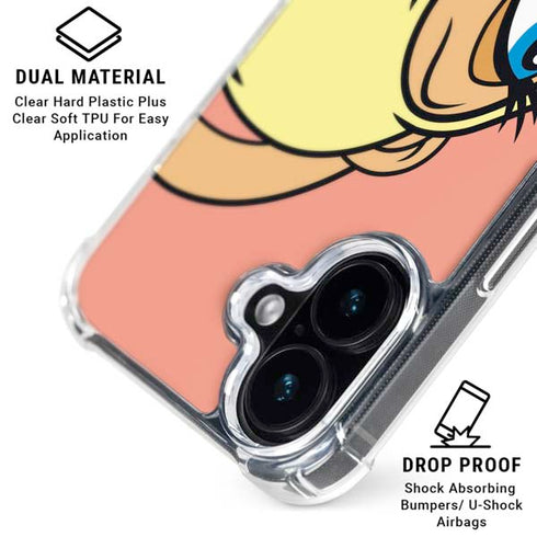 Looney Tunes Lola Bunny Zoomed In iPhone 16 Plus MagSafe Case